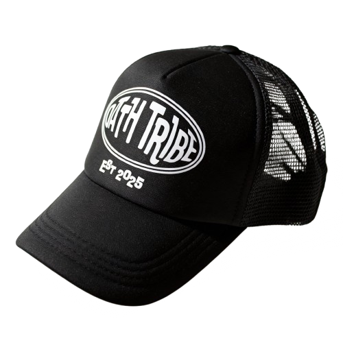 TRIBE TRUCKER HAT [BLACK]