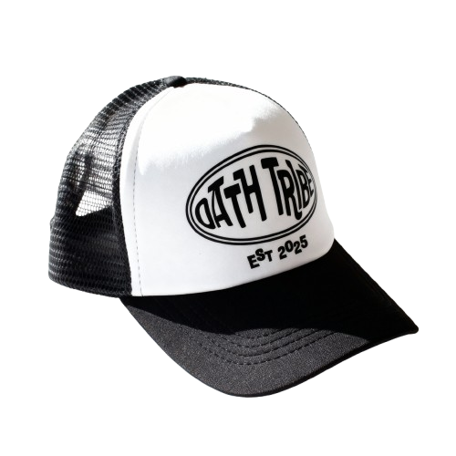 TRIBE TRUCKER HAT [B&W]